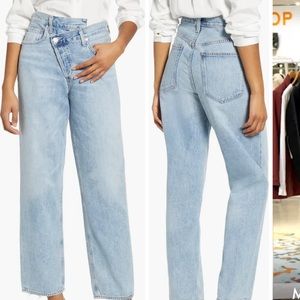 AGOLDE criss cross upsized Jean size 26. NEW with TAGS